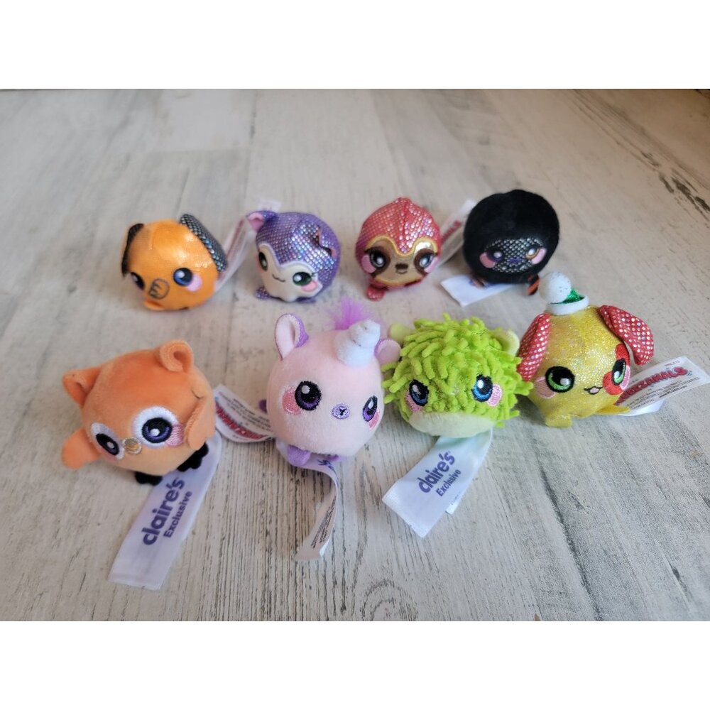 Squeezeamals elephant sloth dog‎ unicorn Mini plush set toy